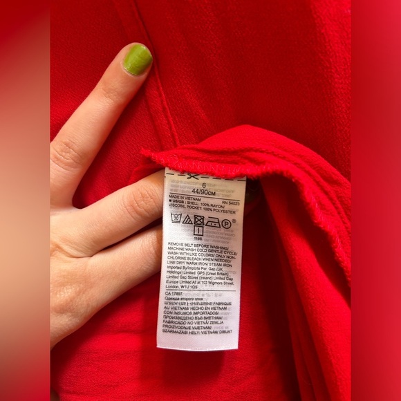 Banana Republic Handkerchief-Hem Wrap Dress Size 6 - Picture 8 of 8